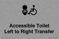 DV10670: Accessible Toilet with Left to Right Transfer