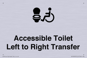 DV10670: Accessible Toilet with Left to Right Transfer