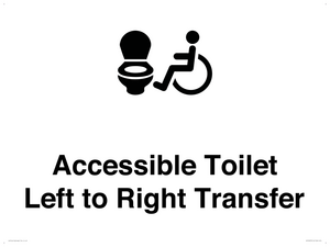 DV10670: Accessible Toilet with Left to Right Transfer