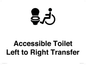 DV10670: Accessible Toilet with Left to Right Transfer