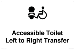 DV10670: Accessible Toilet with Left to Right Transfer