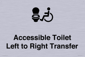 DV10670: Accessible Toilet with Left to Right Transfer