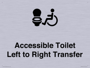 DV10670: Accessible Toilet with Left to Right Transfer