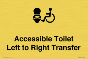 DV10670: Accessible Toilet with Left to Right Transfer