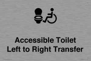 DV10670: Accessible Toilet with Left to Right Transfer