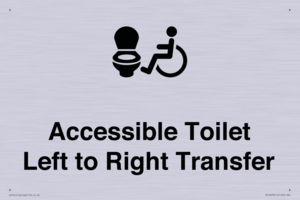 DV10670: Accessible Toilet with Left to Right Transfer