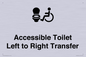 DV10670: Accessible Toilet with Left to Right Transfer