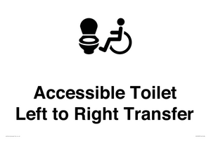 DV10670: Accessible Toilet with Left to Right Transfer