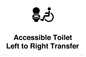DV10670: Accessible Toilet with Left to Right Transfer