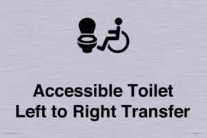 DV10670: Accessible Toilet with Left to Right Transfer