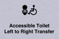 DV10670: Accessible Toilet with Left to Right Transfer