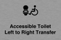 DV10670: Accessible Toilet with Left to Right Transfer
