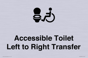 DV10670: Accessible Toilet with Left to Right Transfer