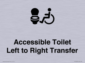DV10670: Accessible Toilet with Left to Right Transfer