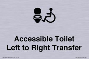 DV10670: Accessible Toilet with Left to Right Transfer