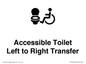 DV10670: Accessible Toilet with Left to Right Transfer