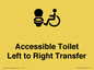 DV10670: Accessible Toilet with Left to Right Transfer