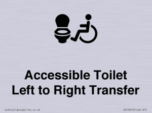 DV10670: Accessible Toilet with Left to Right Transfer