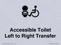 DV10670: Accessible Toilet with Left to Right Transfer