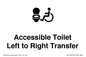 DV10670: Accessible Toilet with Left to Right Transfer