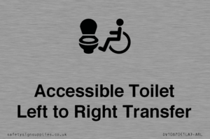 DV10670: Accessible Toilet with Left to Right Transfer