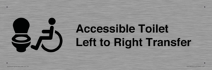 DV10670: Accessible Toilet with Left to Right Transfer