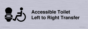 DV10670: Accessible Toilet with Left to Right Transfer