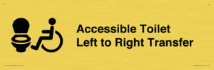 DV10670: Accessible Toilet with Left to Right Transfer