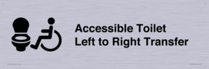 DV10670: Accessible Toilet with Left to Right Transfer