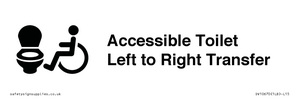 DV10670: Accessible Toilet with Left to Right Transfer