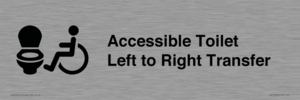 DV10670: Accessible Toilet with Left to Right Transfer
