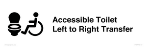 DV10670: Accessible Toilet with Left to Right Transfer