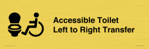 DV10670: Accessible Toilet with Left to Right Transfer