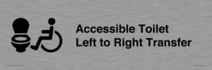 DV10670: Accessible Toilet with Left to Right Transfer