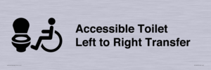 DV10670: Accessible Toilet with Left to Right Transfer