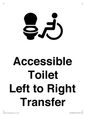 DV10670: Accessible Toilet with Left to Right Transfer