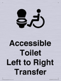 DV10670: Accessible Toilet with Left to Right Transfer