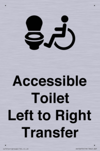 DV10670: Accessible Toilet with Left to Right Transfer