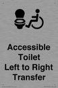 DV10670: Accessible Toilet with Left to Right Transfer