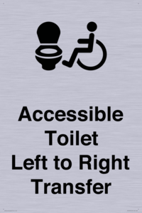DV10670: Accessible Toilet with Left to Right Transfer
