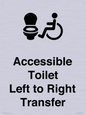 DV10670: Accessible Toilet with Left to Right Transfer