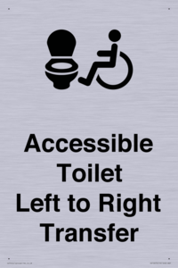 DV10670: Accessible Toilet with Left to Right Transfer