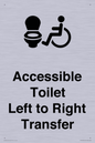 DV10670: Accessible Toilet with Left to Right Transfer