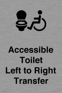 DV10670: Accessible Toilet with Left to Right Transfer