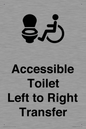 DV10670: Accessible Toilet with Left to Right Transfer