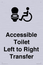 DV10670: Accessible Toilet with Left to Right Transfer