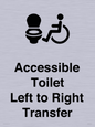 DV10670: Accessible Toilet with Left to Right Transfer