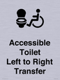 DV10670: Accessible Toilet with Left to Right Transfer