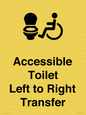 DV10670: Accessible Toilet with Left to Right Transfer