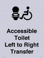 DV10670: Accessible Toilet with Left to Right Transfer